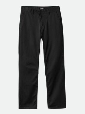 Brixton Black Straight Leg Chino Pants Women’s Size 30 Tailored Casual Trousers